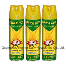 Knock Out Tinplate 400ml Aerosol a base de aceite Spray insecticida